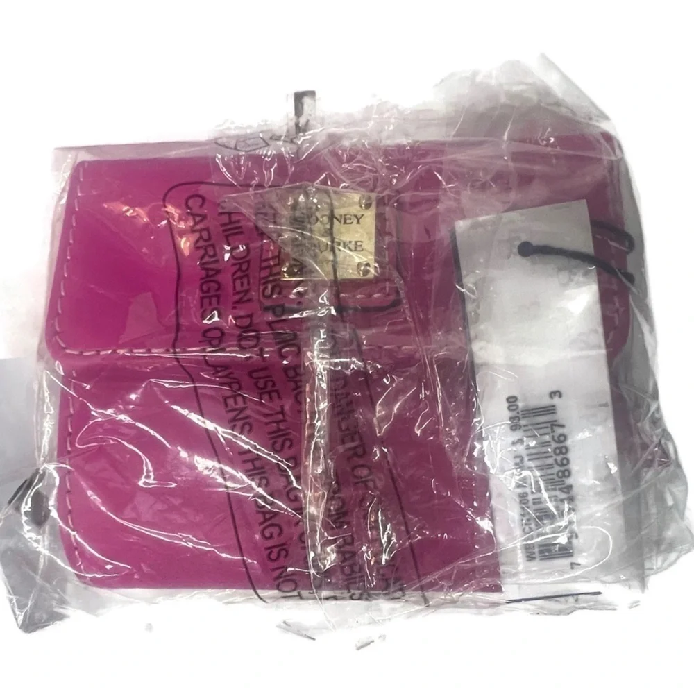 Dooney Magenta Fuchsia Pink Beacon Janine Satchel Bag and Wallet Set